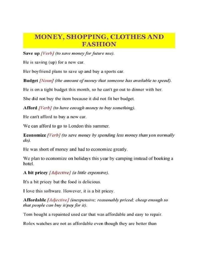 Ielts Vocabulary Pdf