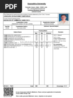 Marksheet PDF