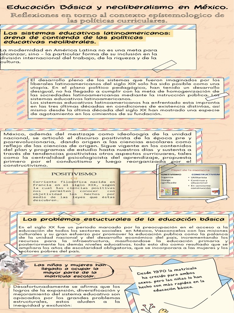 Neoliberalismo y educación en México | PDF | Educación primaria | Plan ...