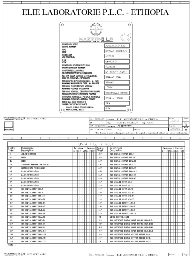 ELIE Laboratorie PLC Specifications | PDF | Information And ...