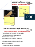 Aula 5 - Fontes de Alimentacao de Soldadura Por Arco