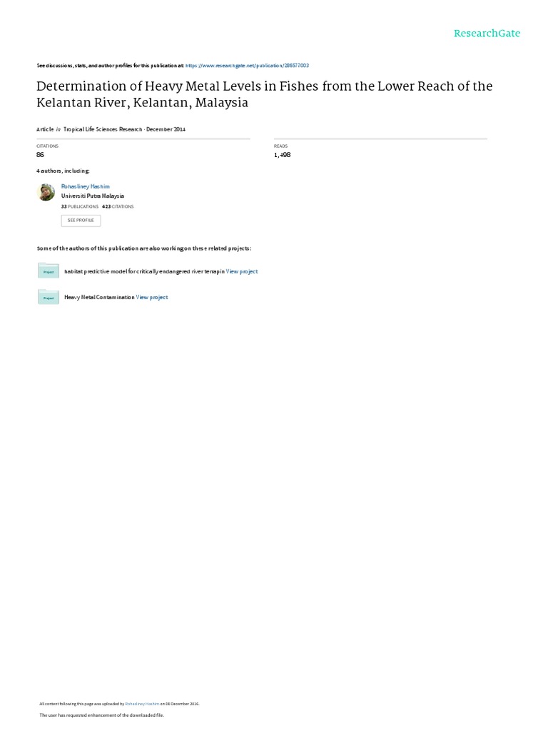 Heavymetalinkelantanriver pdf pdf nitric acid atomic absorption