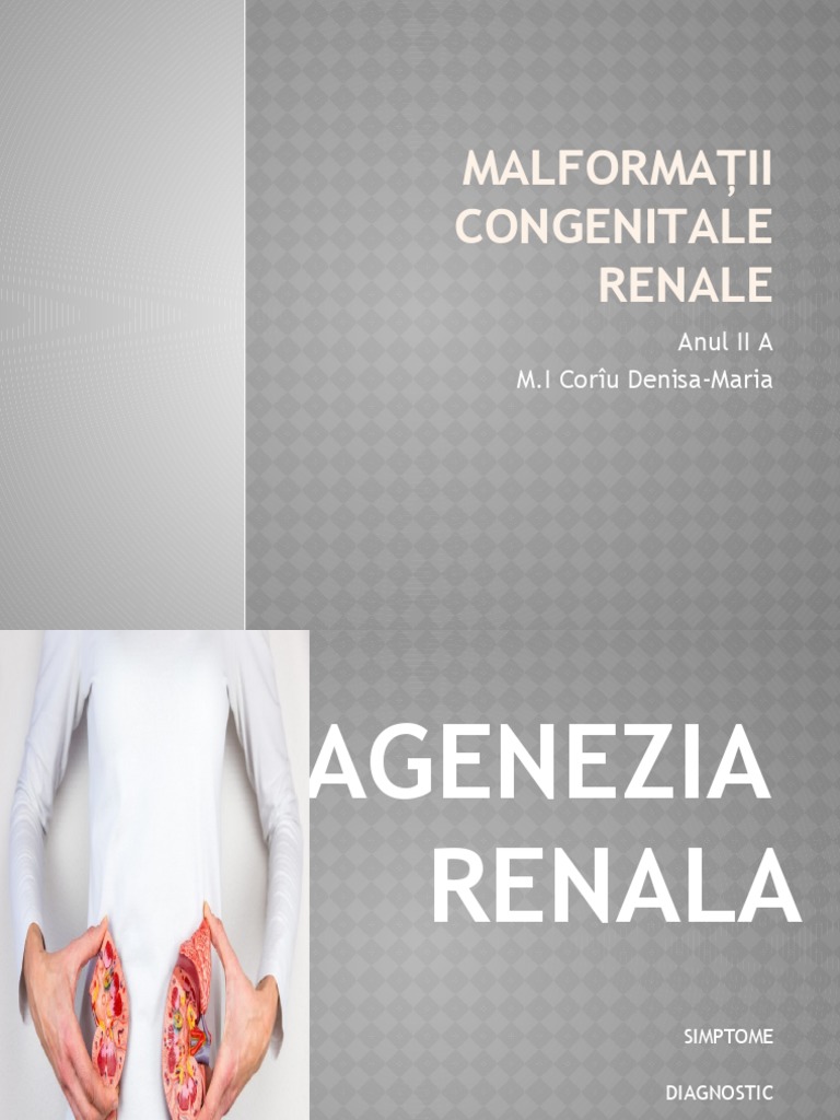 Malformații Congenitale Renale | PDF