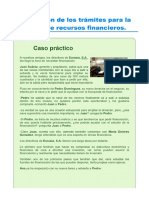 Organización de Los Trámites para La Obtención de Recursos Financieros PDF