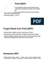 Break Even Point (BEP)