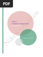 Topic 2-Computer Organisation - Revision - Notes