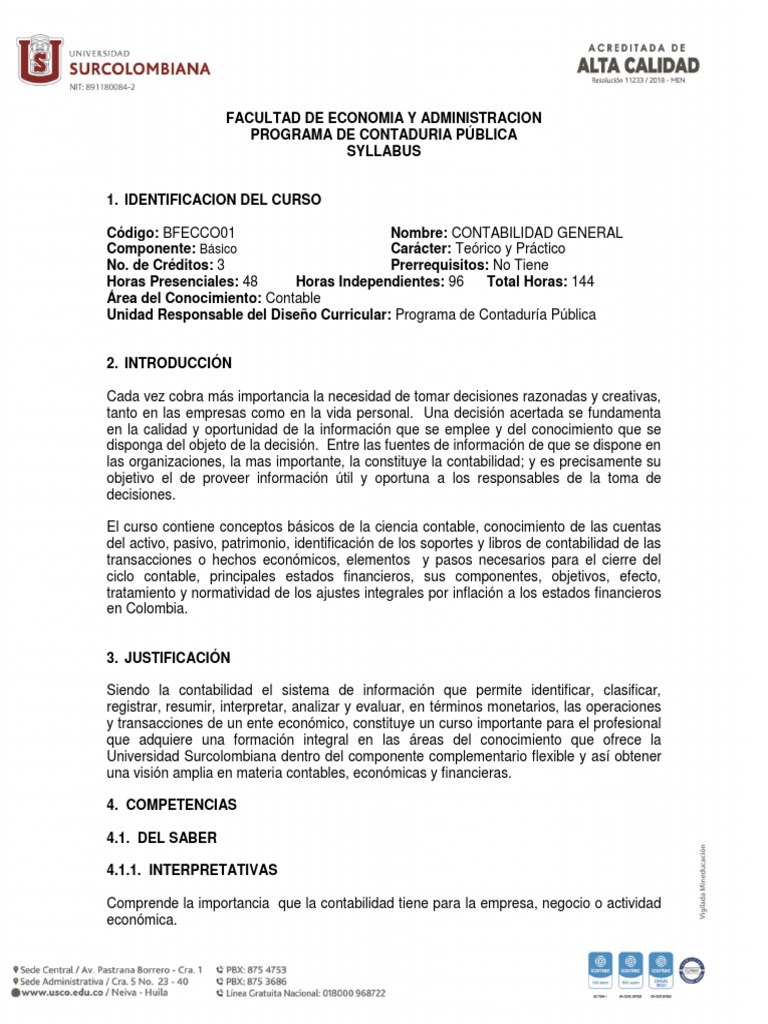 Contabilidad General Pdf Contabilidad Teneduría De Libros