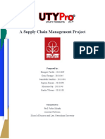 Uty Pro Supply Chain Management Report