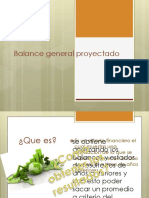 Balance Proyectado