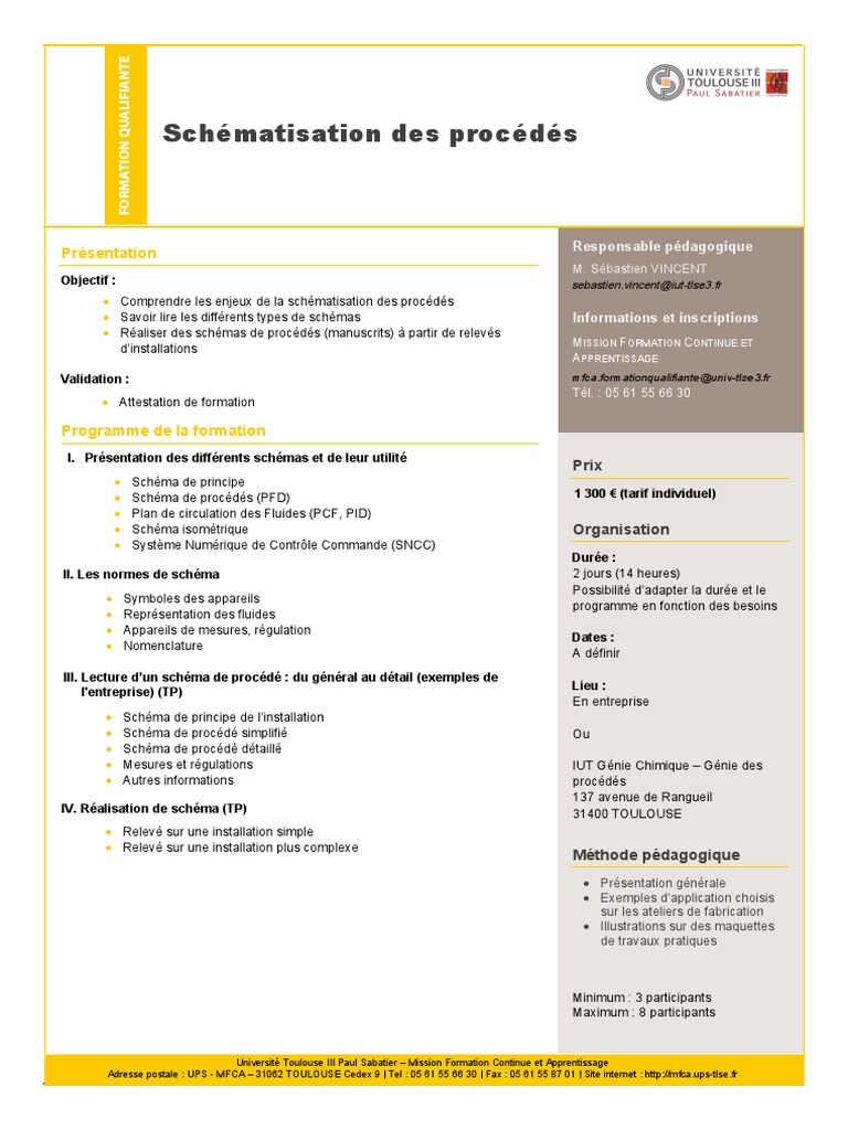 Schématisation des procédés industriels | PDF | Informatique
