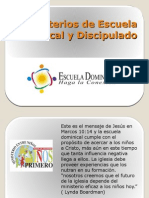 Ministerios de Escuela Dominical y Discipulado