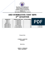 3RD Summative Tests MPS, Q2