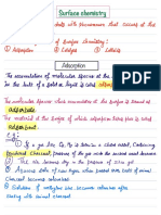 Surface Chemistry 2