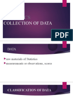 Statistics Collection and Analysis