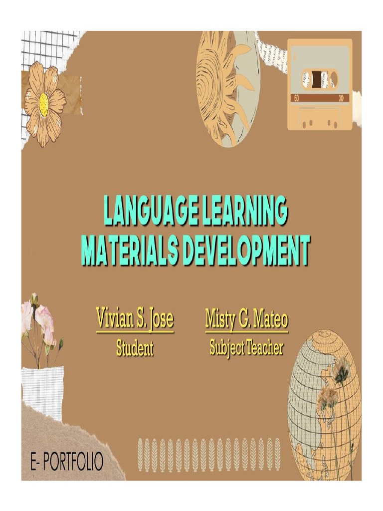 E Portfolio Sample PDF