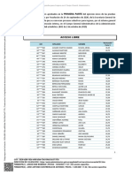 Listado aprobados primera parte oposición estadística CGA