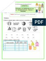 Act-Martes-Sa-Mat-Identificamos Las Propiedades de Las Formas Tridimensionales, Prismas y Pirámides PDF