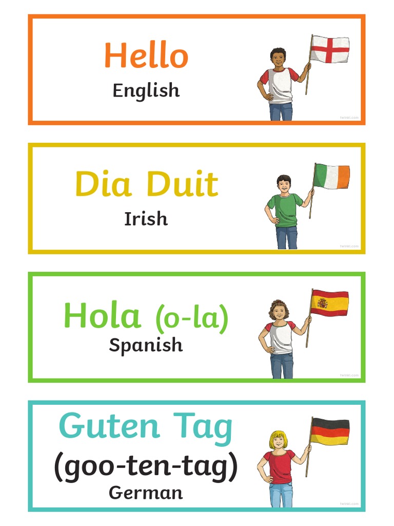 Roi Gy 1628461543 European Day of Languages Hello Word Cards - Ver - 2 ...
