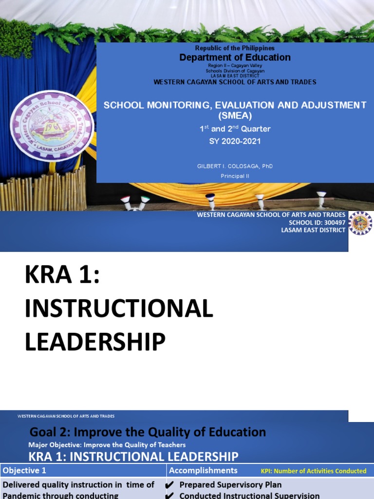 Wcsat Smea Report First and Second Quarter PDF PDF Learning