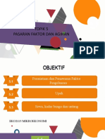 Topik 5 Pasaran Faktor Dan Agihan