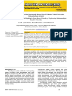 Analisis Pencahayaan Alami Dan Buatan Pada Ruang Ujian II Fakultas Teknik Universitas Muhammadiyah Kendari