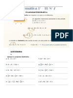 3ero B Prop Distributiva Matematica TP Nº7