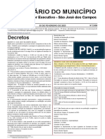 Decreto SP São José Dos Campos 19.261 - 23 Do