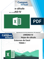 INTRODUCCION A LA COMPUTACION - Hojas de Cálculo - Unidad IV