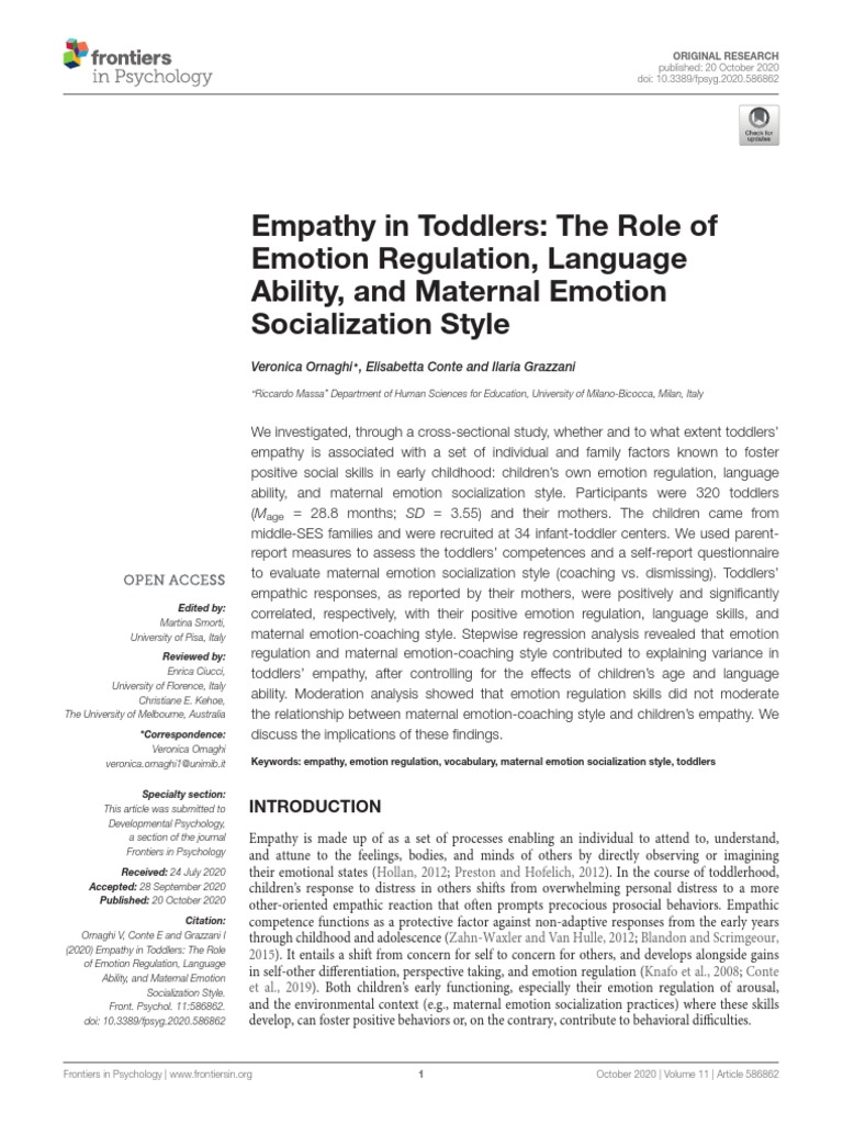 Empathy In Children Pdf | L’Empathie Chez Les Jeunes – QACQ