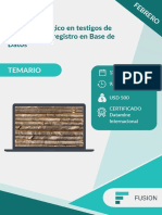 EC Logueo Geológico en Testigos de Perforación y Registro en Base de Datos PDF