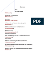 Pharmacology Quiz Two PDF