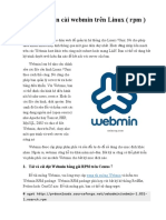 Hướng dẫn cài webmin trên Linux (rpm)