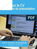 guide cv lettre