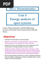 Unit 5 (Energy Analysis of Open Systems)