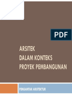 ARSITEK DLM Konteks Proyek Pembangunan PDF