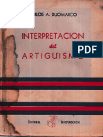 Interpretacion Del Artiguismo Carlos A Duomarco 1946