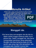 Penulisan Artikel