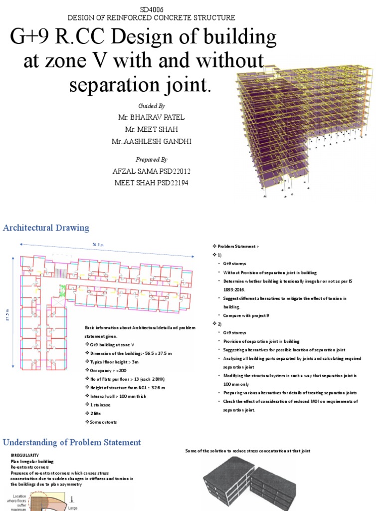 G+9 RCC Building Design Analysis | PDF | Column | Civil Engineering