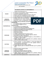 Modelo Formato Actividades Semanales Segundo