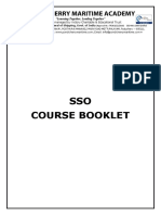 SSO Course Booklet: Institute Is Managed by Victory Charitable & Educational Trust