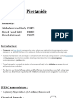 Piretanide Document Analysis