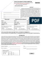 Form pc501sc Application For Senior Citizen Exemption