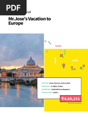 italy itinerary