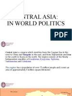 Central Asia - in World Politics - Week.3