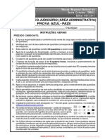 Paz8 Tecnico Judiciario Area Administrativa Prova Azul