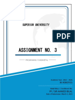 PF Assignment No. 3