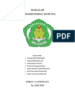 Makalah Interaksi Sosial Di Dunia: SMKN 1 Lamongan Tp. 2021/2022