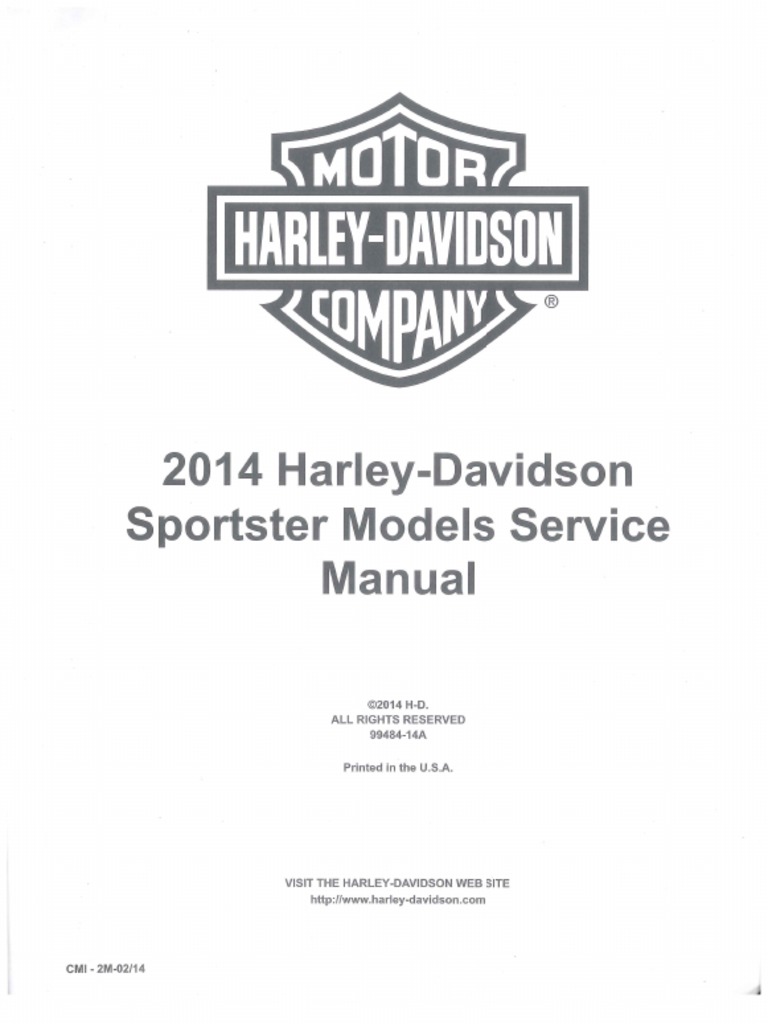 Harley-Davidson-sportster-2014 - Service Manual | PDF