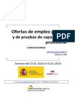 Boletin Convocatorias Empleo 25enero