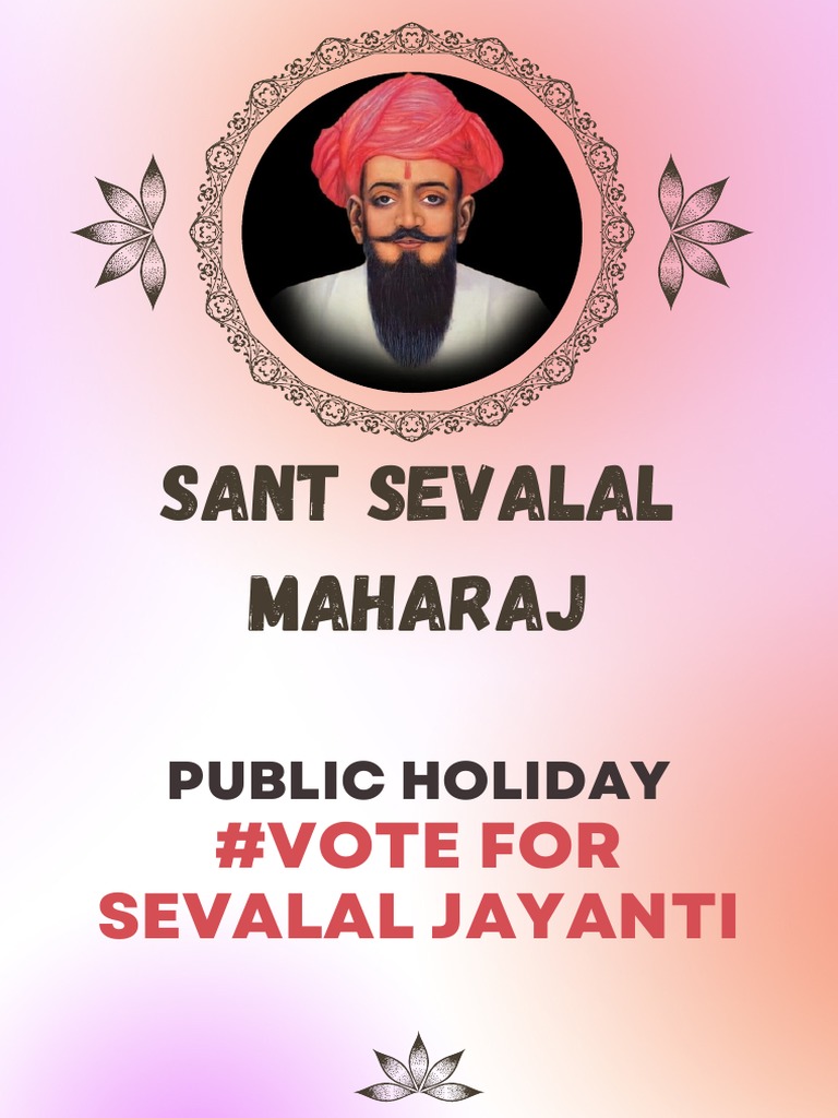 Sevalal Maharaj Jayanti Campaign | PDF | Social Science | Lifestyle